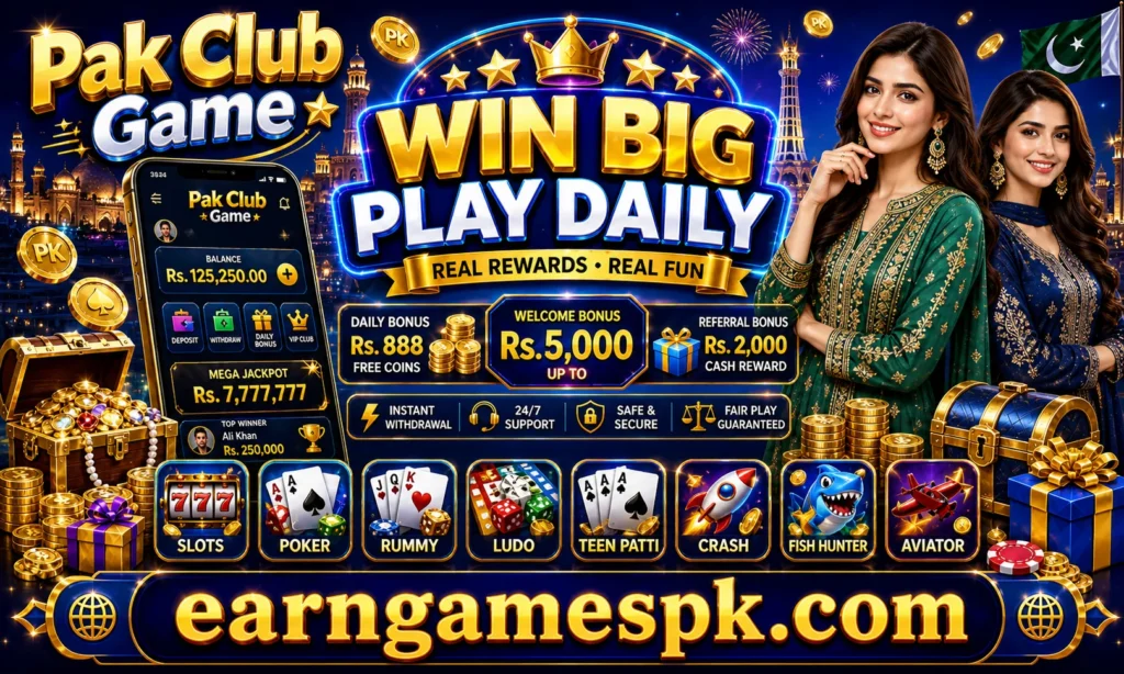 Pak Club game App